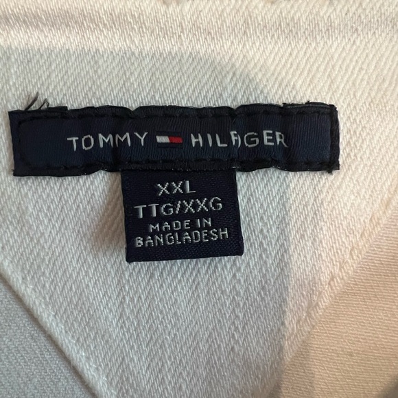 Tommy Hilfiger White Jean Jacket Classic Denim Style - Picture 2 of 4